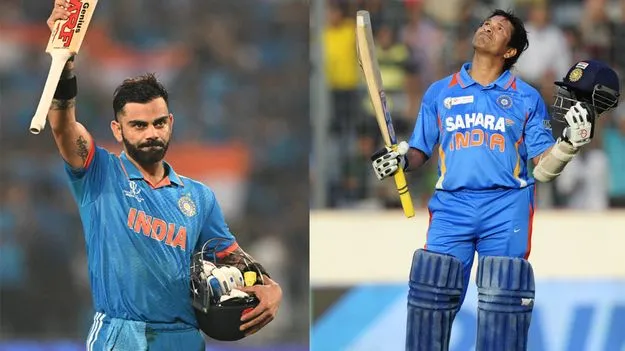 వన్డేల్లో ఇద్దరూ ఇద్దరే.. సచిన్–విరాట్ రికార్డులపై ఆసక్తికర చర్చ